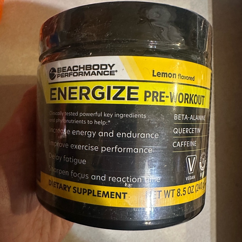 New Beachbody (BODI) Energize Lemon Pre-workout